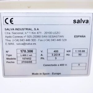 LAMINADORA (Salva L-600) (España)