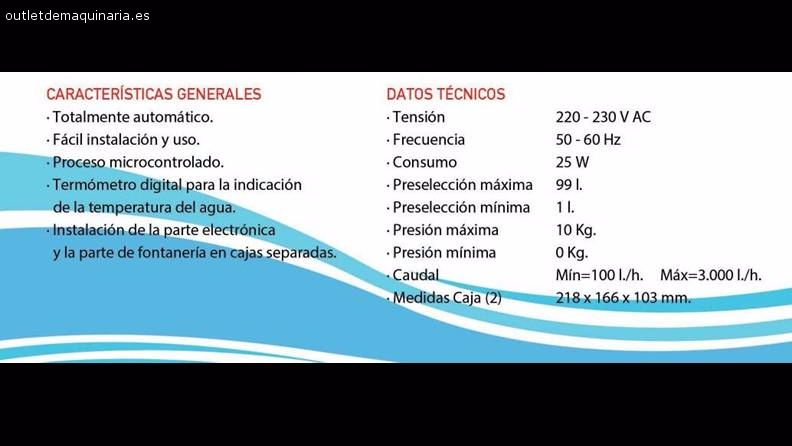 Dosificador de agua cuenta litros (Outlet de Maquinaria) - Imagen 2