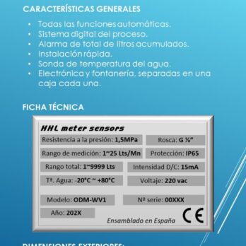 Dosificador de agua cuenta litros (Outlet de Maquinaria)